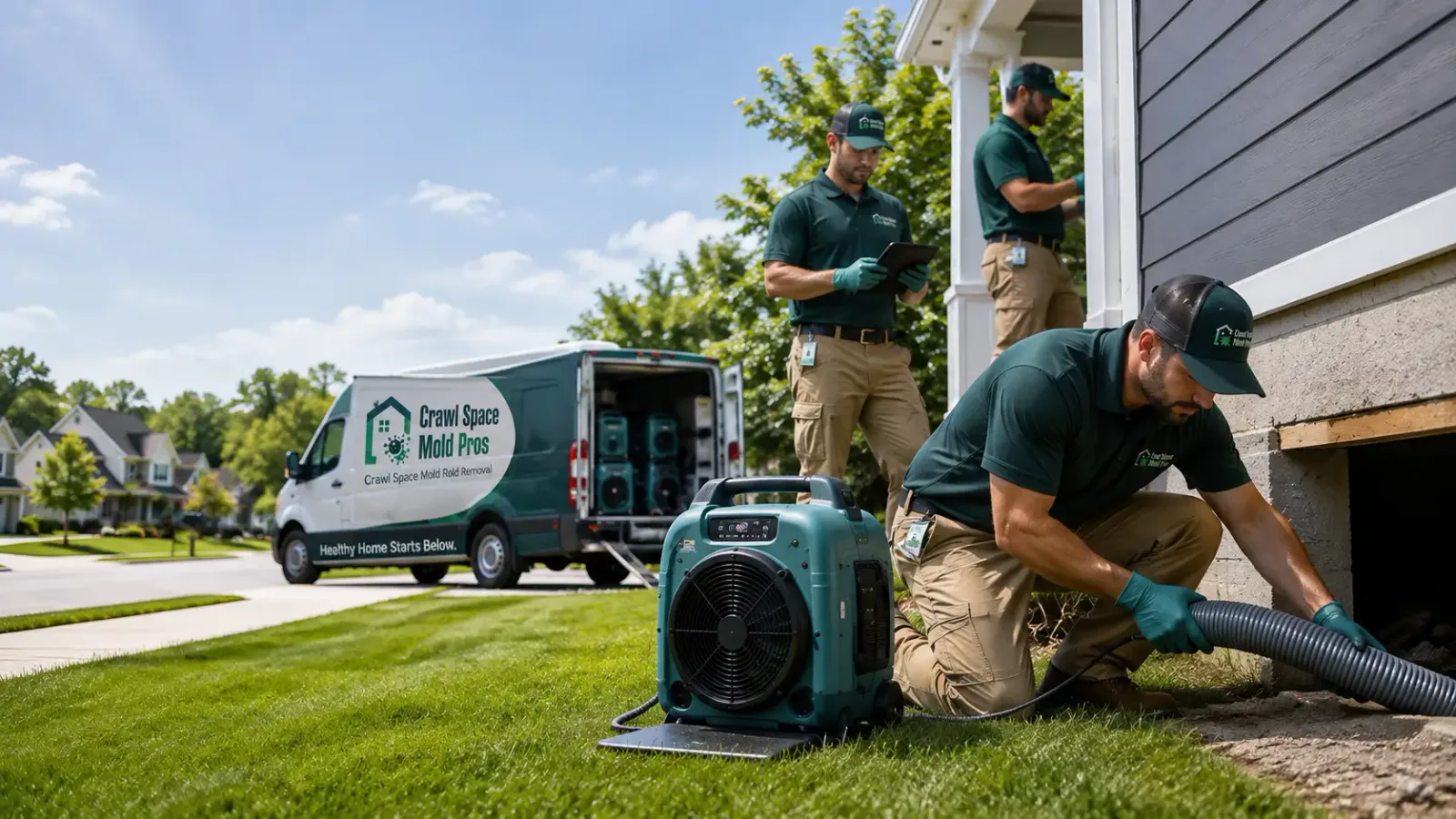 Crawl Space Mold Removal in Hamilton, MO